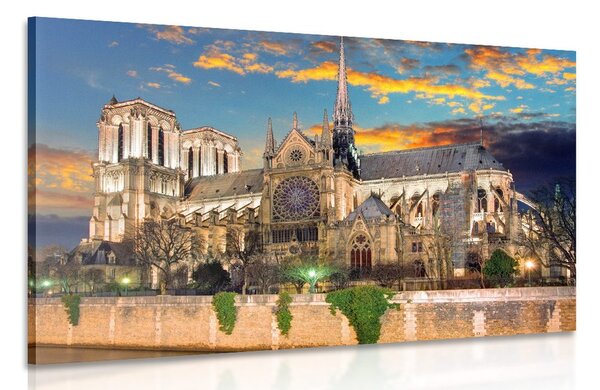 Πίνακας σε καμβά καθεδρικός ναός Notre Dame