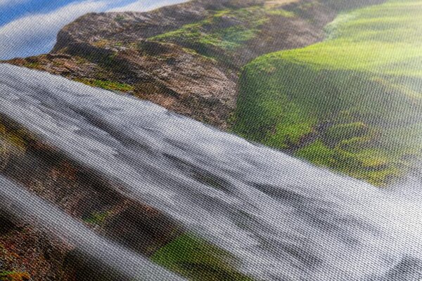 Πίνακας σε καμβά καταρράκτης Seljalandsfoss