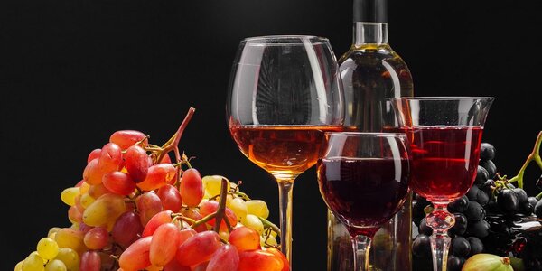 Πίνακας σε καμβά ιταλικό κρασί και σταφύλια