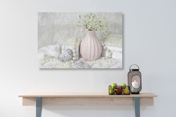 Πίνακας σε καμβά πολυτελής νεκρή φύση Shabby Chic