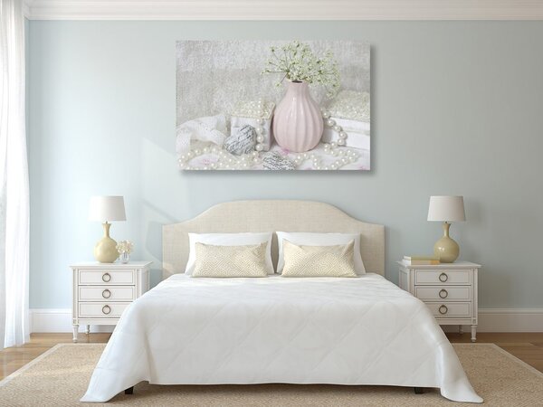 Πίνακας σε καμβά πολυτελής νεκρή φύση Shabby Chic