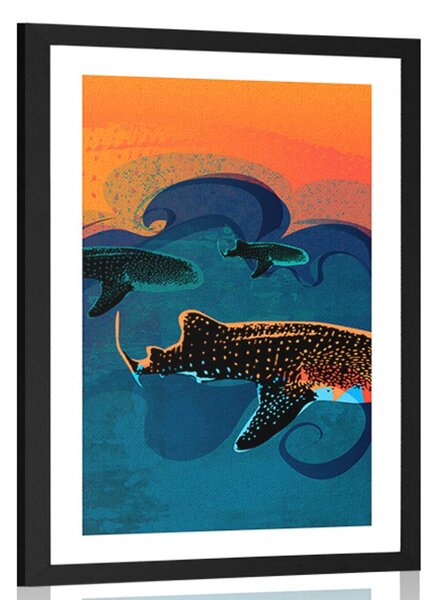 Αφίσα θάλασσα γεμάτη ψάρια