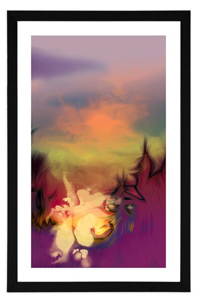 Αφίσα μοναδική έκρηξη χρωμάτων