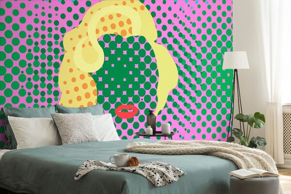 Ταπετσαρία τοίχου marilyn Monroe σε στυλ pop art