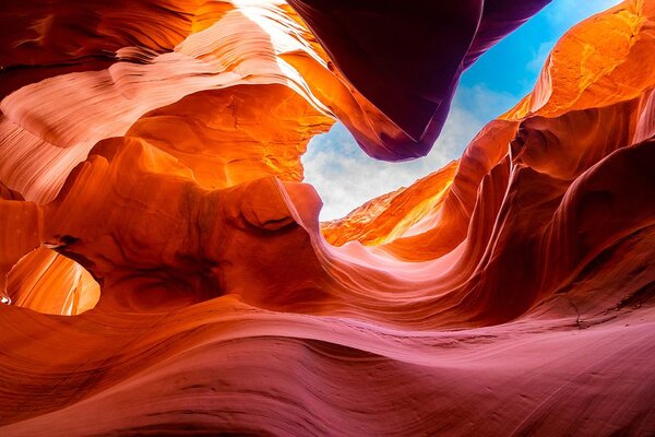 Φωτοταπετσαρία antelope Canyon στην Αριζόνα