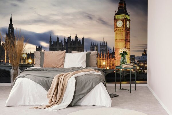 Φωτοταπετσαρία νυχτερινός Big Ben στο Λονδίνο