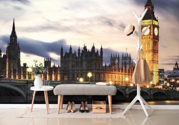 Φωτοταπετσαρία νυχτερινός Big Ben στο Λονδίνο