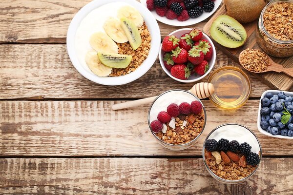 Φωτοταπετσαρία υγιεινό πρωινό