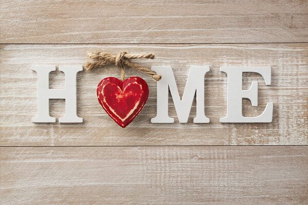 Ταπετσαρία τοίχου με την επιγραφή Home