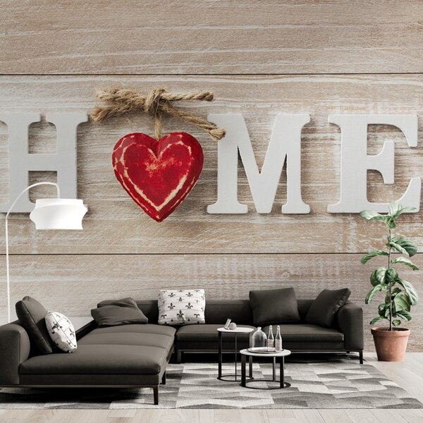 Ταπετσαρία τοίχου με την επιγραφή Home