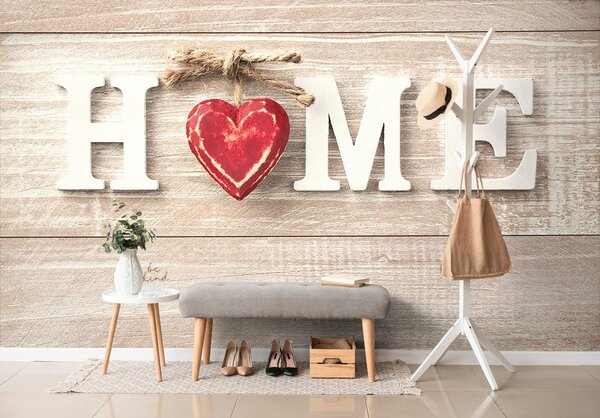 Ταπετσαρία τοίχου με την επιγραφή Home