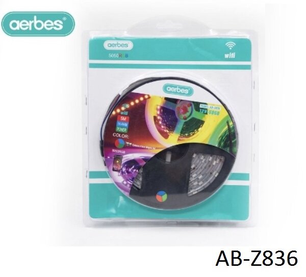 Ταινία LED 5050 RGB φώτα Wi-Fi με τηλεχειριστήριο AB-Z836 AERBES Aerbes