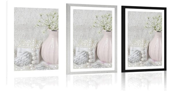 Αφίσα πολυτελής νεκρή φύση Shabby Chic