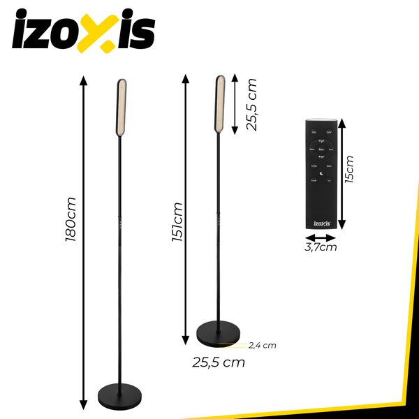 Επιδαπέδιο φωτιστικό LED Izoxis 180 cm - μοντέρνο φωτιστικό εσωτερικού χώρου