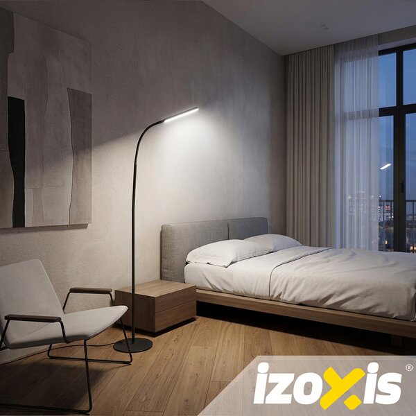 Επιδαπέδιο φωτιστικό LED Izoxis 180 cm - μοντέρνο φωτιστικό εσωτερικού χώρου