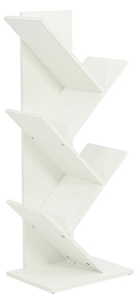 Βιβλιοθήκη Δαπέδου 4 Θέσεων (40x30x102) Spitishop Libro White