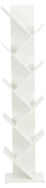 Βιβλιοθήκη Δαπέδου 8 Θέσεων (40x30x174) Spitishop Libro White