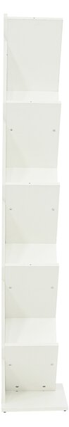 Βιβλιοθήκη Δαπέδου 8 Θέσεων (40x30x174) Spitishop Libro White