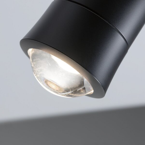 Paulmann URail Smart LED σποτ ράγας Tarie, μαύρο CCT RGB, ρυθμιζόμενος, Μαύρο, Σαλόνι / τραπεζαρία, Πλαστικό, σύγχρονο