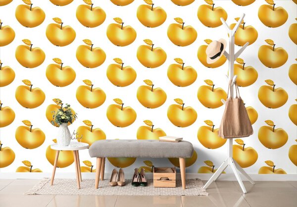 Ταπετσαρία τοίχου golden apple