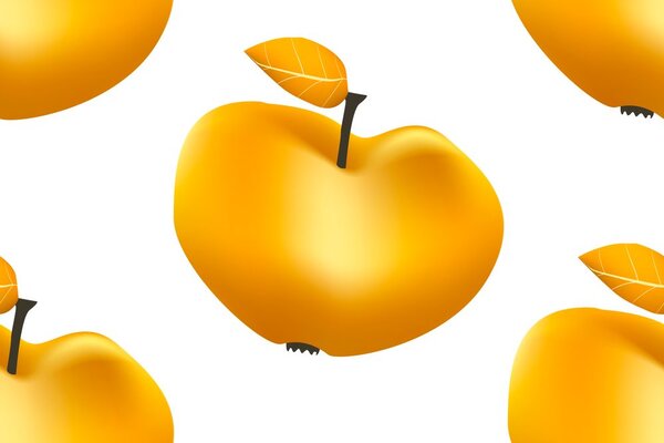 Ταπετσαρία τοίχου golden apple