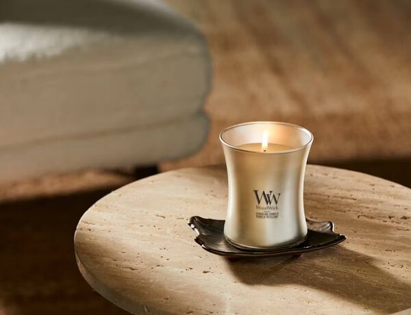 Αρωματικό Κερί Precious Metals WoodWick με άρωμα Sparkling Pomelo
