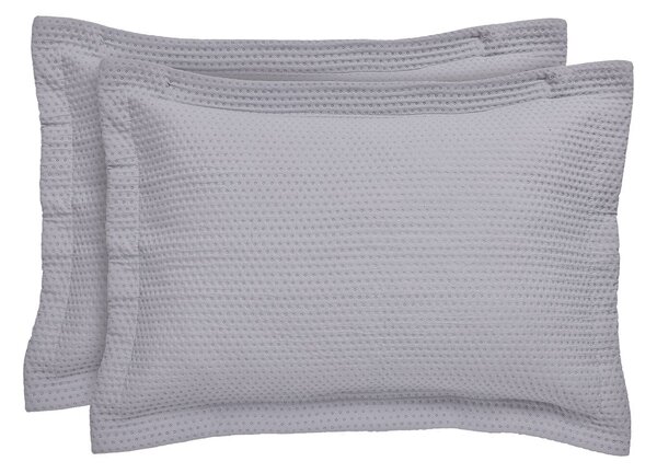 Ζεύγος Μαξιλαροθήκες Καπιτονέ (50x70) Das Home 9635 Grey