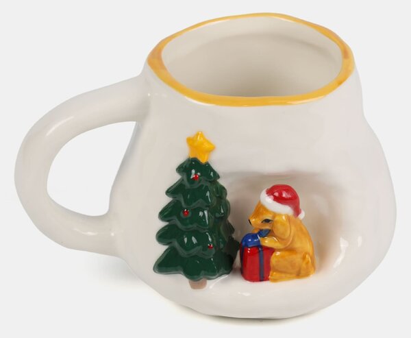 Sinsay - Κούπα με γιορτινό θέμα - κιτρινο