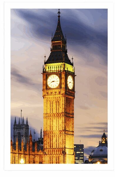 Αφίσα νυχτερινός Big Ben στο Λονδίνο