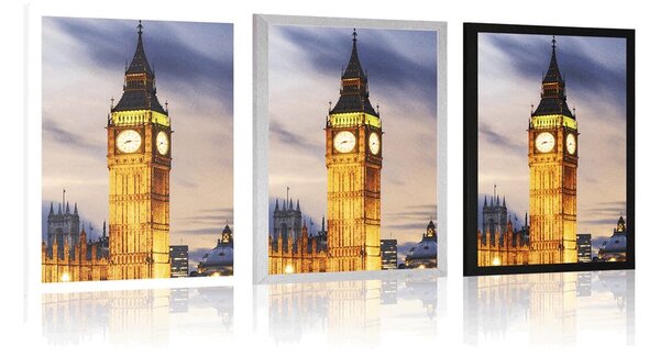 Αφίσα νυχτερινός Big Ben στο Λονδίνο