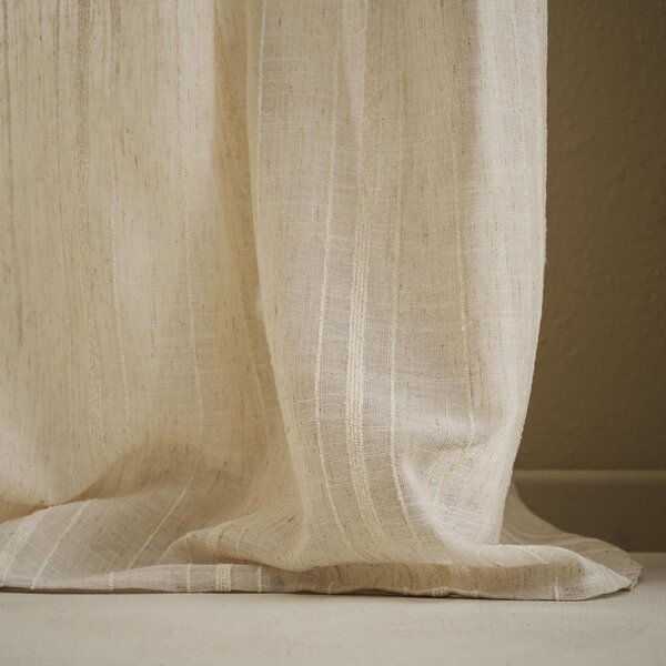 Κουρτίνα (140x280) Με Τρουκς Gofis Home Odelina Off White 103/05