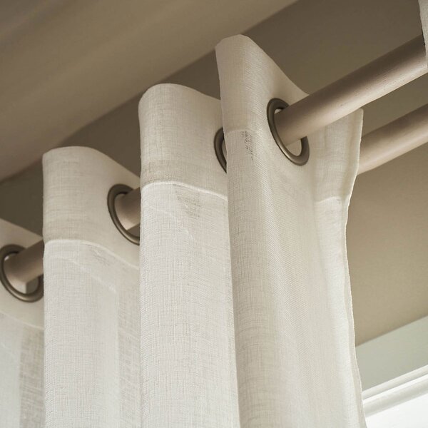 Κουρτίνα (350x280) Με Τρουκς Gofis Home Combe Off White 502/05