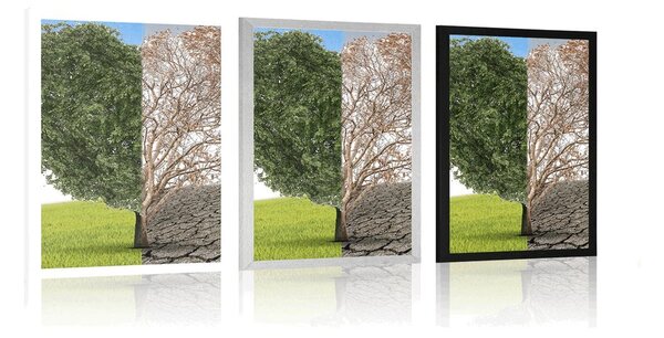 Αφίσα δέντρο σε δύο μορφές