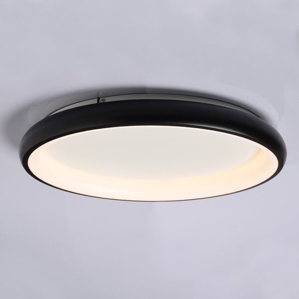 Φωτιστικό Πλαφονιέρα LED 3 CCT Aca Diana BR71LEDC61BKCCT Matt Black