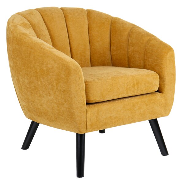 Πολυθρόνα (73x78x76) Spitishop Lisbon Yellow