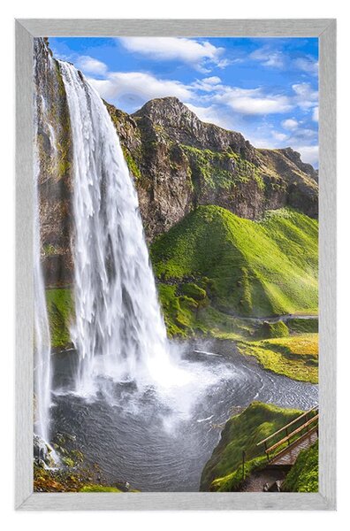 Αφίσα καταρράκτης Seljalandsfoss
