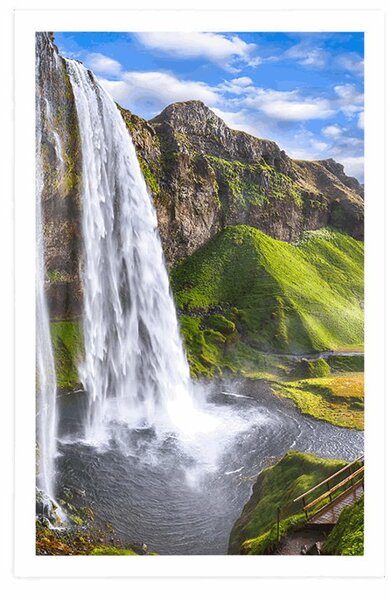 Αφίσα καταρράκτης Seljalandsfoss