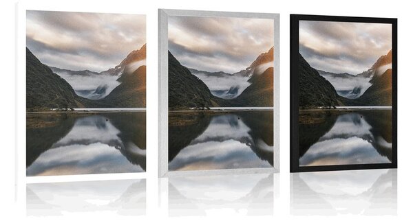 Αφίσα milford Sound κατά την ανατολή
