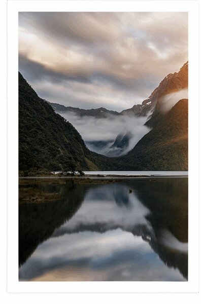 Αφίσα milford Sound κατά την ανατολή