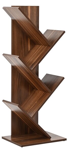 Βιβλιοθήκη Δαπέδου 4 Θέσεων (40x30x102) Spitishop Libro Brune