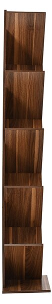 Βιβλιοθήκη Δαπέδου 8 Θέσεων (40x30x174) Spitishop Libro Brune