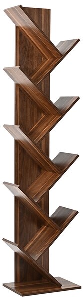 Βιβλιοθήκη Δαπέδου 8 Θέσεων (40x30x174) Spitishop Libro Brune