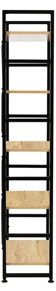 Ραφιέρα Δαπέδου 5 Θέσεων (60x35x159) Spitishop Vivo Natural/Black