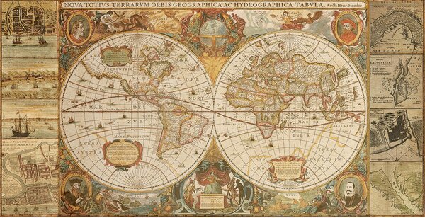 Mouse Pad (78x40) Ango Ancient Map myPad 84111
