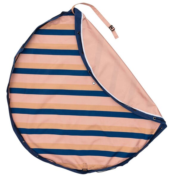 Αδιάβροχος Σάκος/Στρώμα Παιχνιδιού Play&Go Outdoor Mokka Stripes