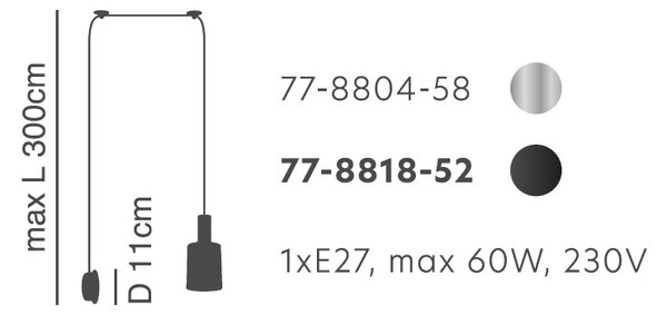 Απλίκα Τοίχου Homelighting 77-8804 Nickel/Smoked