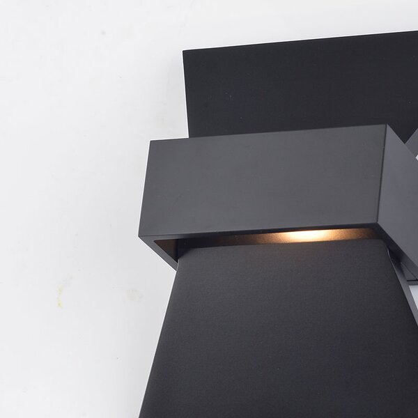 Απλίκα Τοίχου LED Aca Elegant ZD81166LEDBK Black
