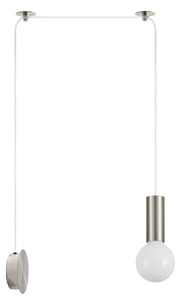 Απλίκα Τοίχου Homelighting Adept Tube 77-8795 Nickel Matt
