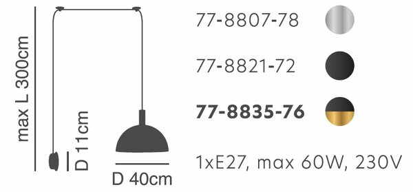 Απλίκα Τοίχου Homelighting 77-8807 Nickel/Black