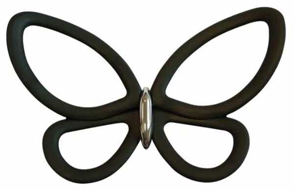 Αυτοκόλλητα Τοίχου Ango Black Metal Butterflies 3D 24007